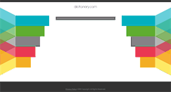 Desktop Screenshot of dicitonary.com