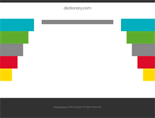 Tablet Screenshot of dicitonary.com